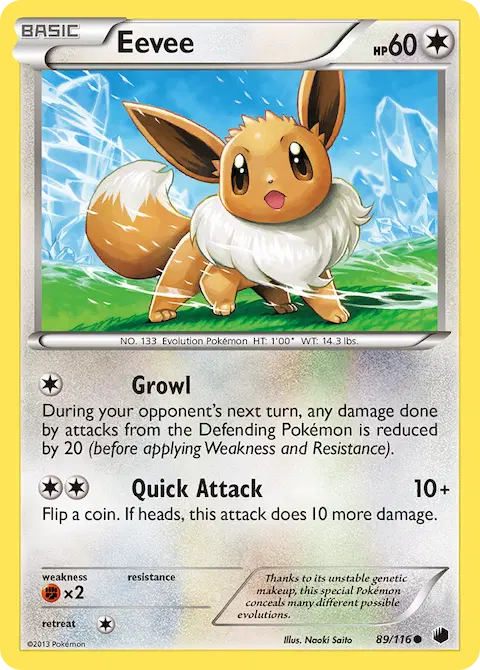 Eevee, Plasma Freeze 89/116