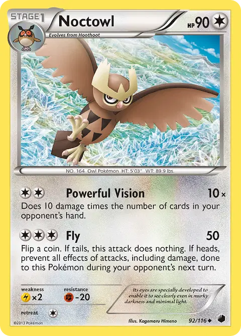 Noctowl, Plasma Freeze 92/116