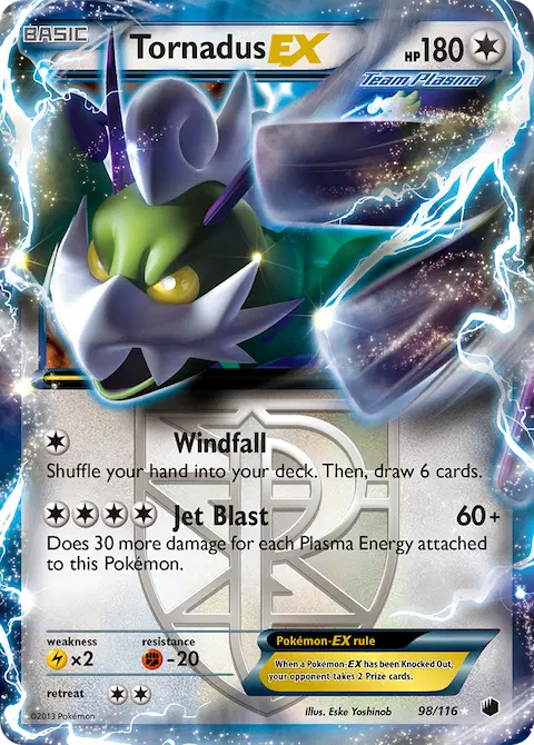 Tornadus-EX, Plasma Freeze 98/116