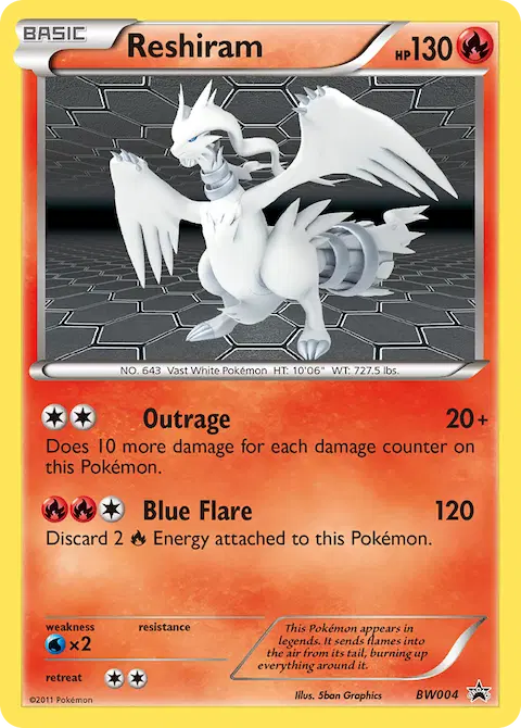 Reshiram, BW Black Star Promos BW04