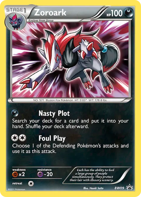 Zoroark, BW Black Star Promos BW09