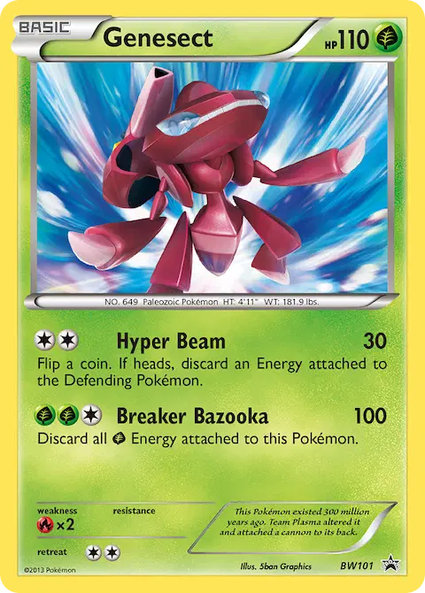 Genesect, BW Black Star Promos BW101
