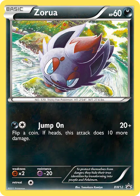 Zorua, BW Black Star Promos BW12