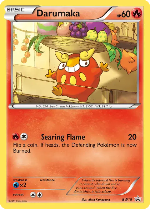 Darumaka, BW Black Star Promos BW18