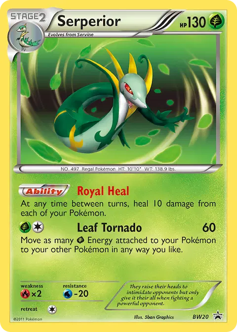 Serperior, BW Black Star Promos BW20