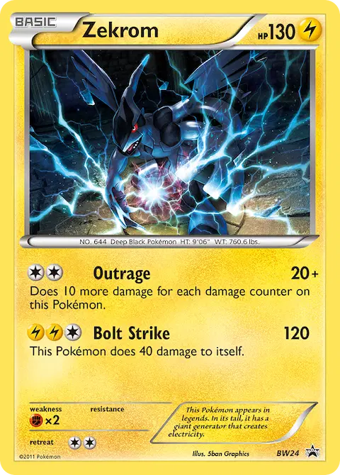 Zekrom, BW Black Star Promos BW24