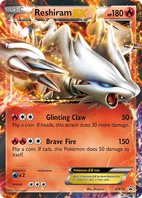 Reshiram-EX, BW Black Star Promos BW36