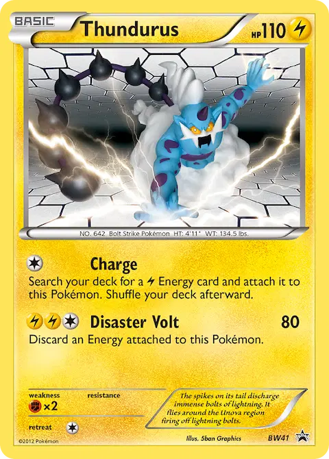 Thundurus, BW Black Star Promos BW41