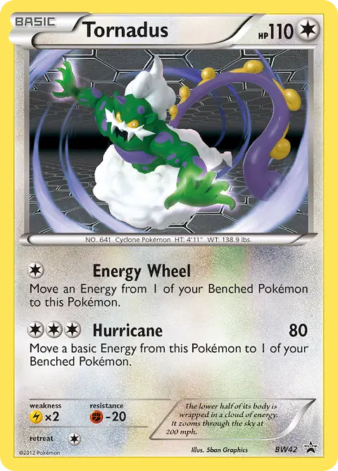 Tornadus, BW Black Star Promos BW42