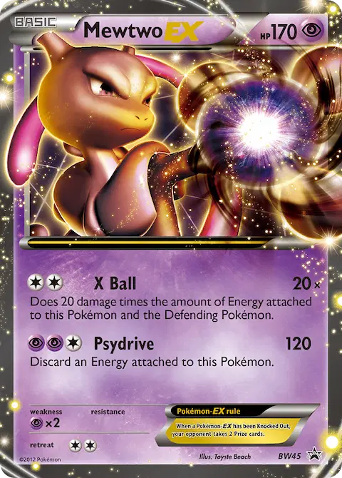 Mewtwo-EX, BW Black Star Promos BW45