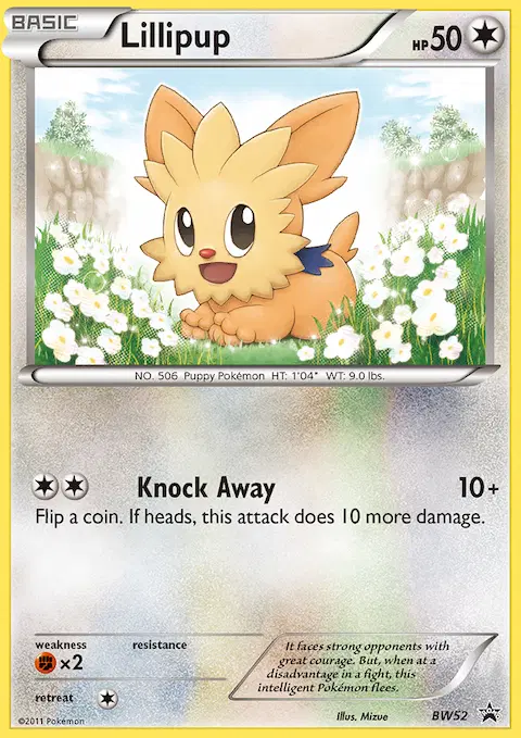 Lillipup, BW Black Star Promos BW52
