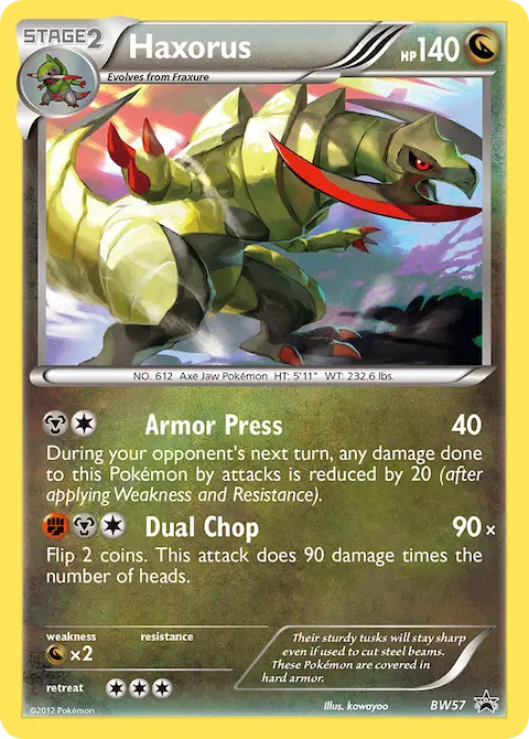 Haxorus, BW Black Star Promos BW57