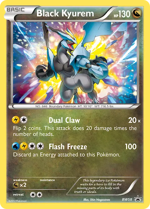 Black Kyurem, BW Black Star Promos BW58