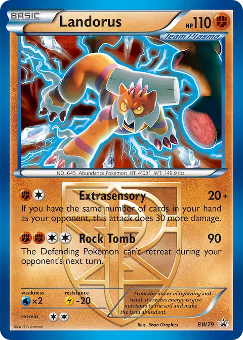Landorus, BW Black Star Promos BW79