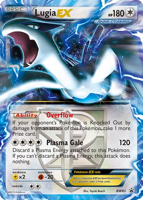 Lugia-EX, BW Black Star Promos BW83