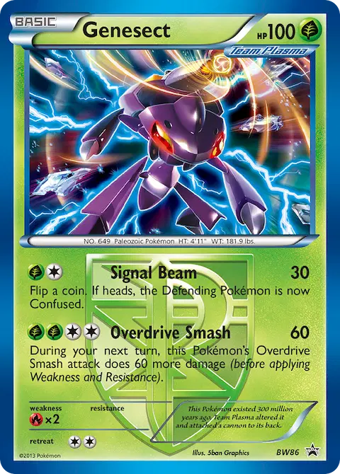 Genesect, BW Black Star Promos BW86