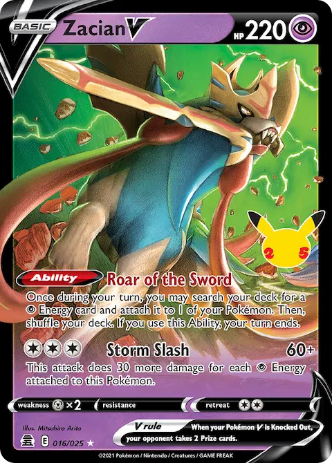Zacian V, Celebrations 16/25