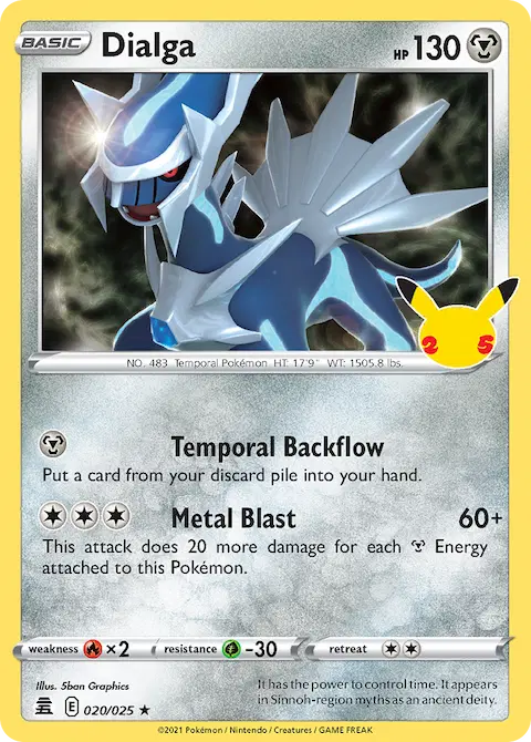 Dialga, Celebrations 20/25