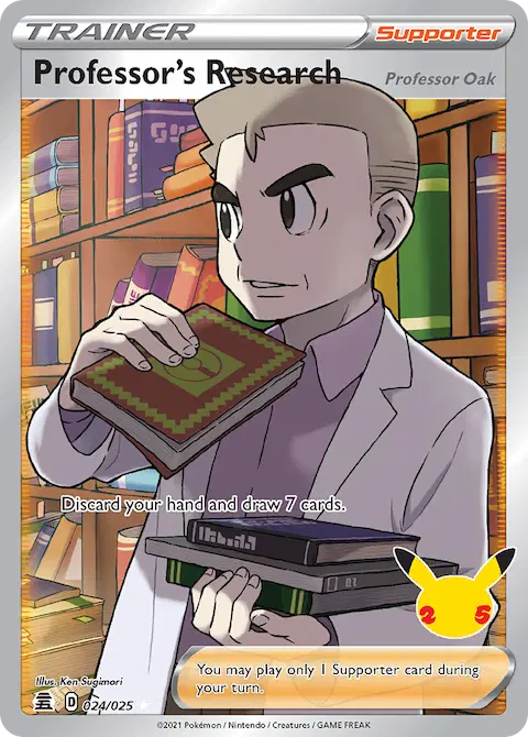 Professor's Research (Professor Oak), Celebrations 24/25