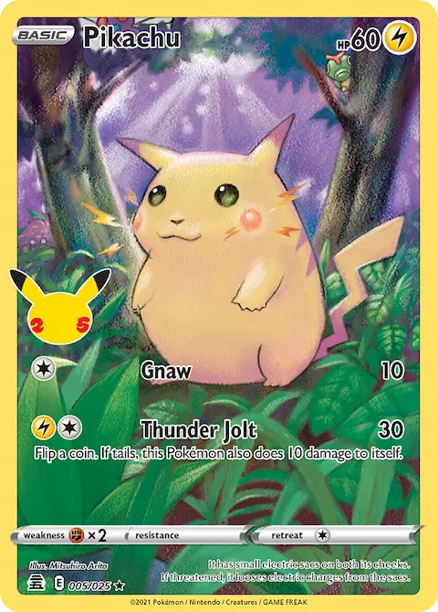 Pikachu, Celebrations 5/25