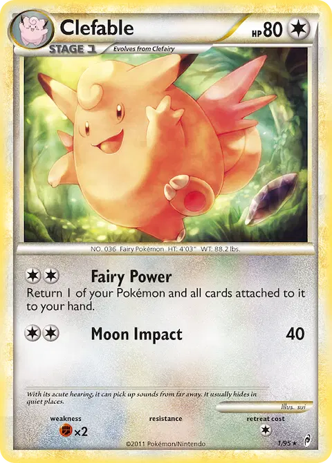 Clefable, Call of Legends 1/95