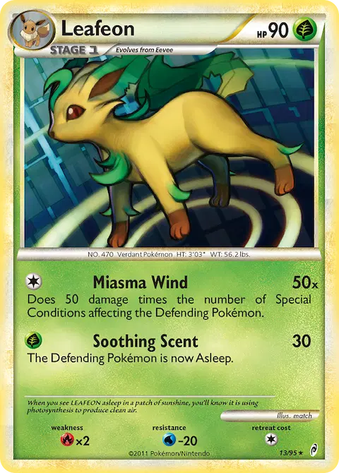 Leafeon, Call of Legends 13/95