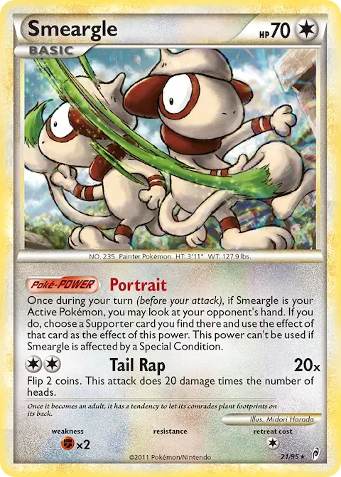 Smeargle, Call of Legends 21/95