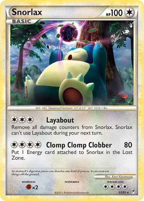 Snorlax, Call of Legends 33/95