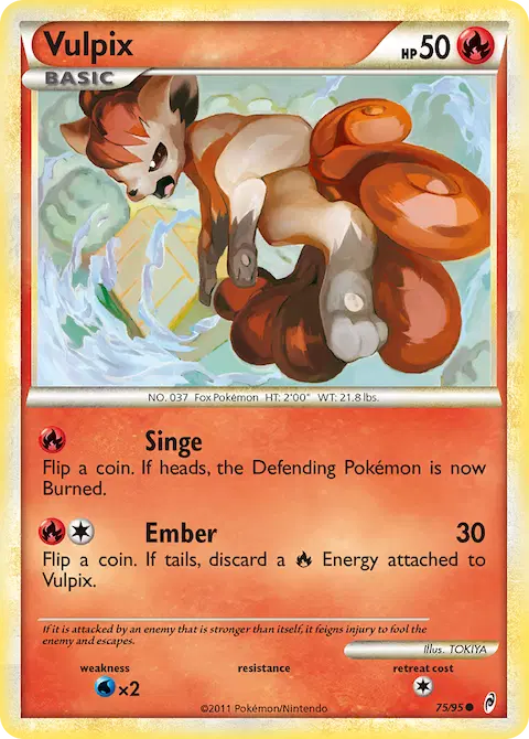Vulpix, Call of Legends 75/95