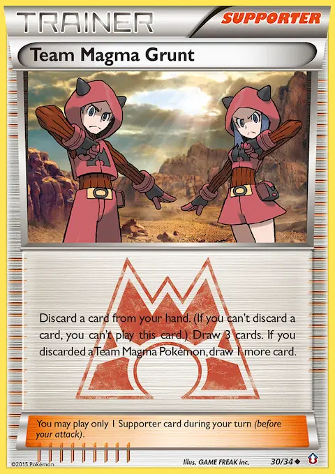 Team Magma Grunt, Double Crisis 30/34