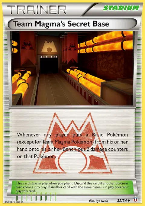 Team Magma's Secret Base, Double Crisis 32/34