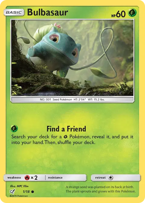 Bulbasaur, Detective Pikachu 1/18