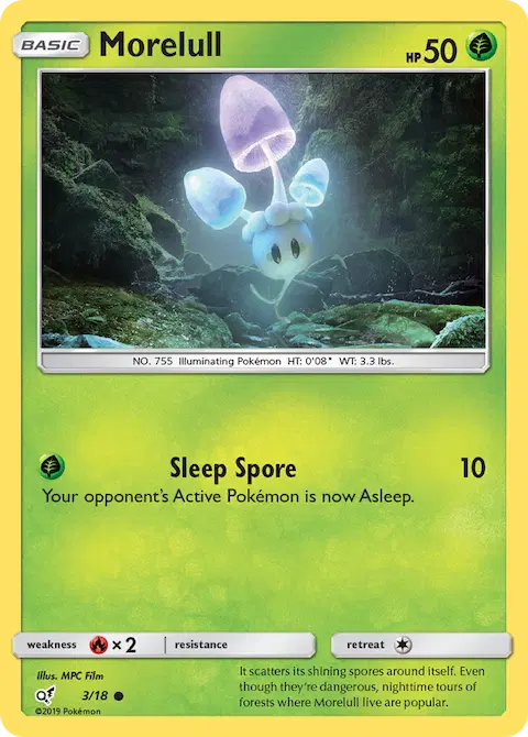 Morelull, Detective Pikachu 3/18