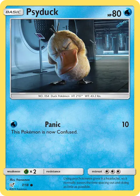 Psyduck, Detective Pikachu 7/18