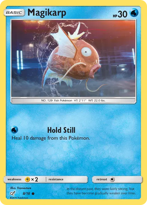 Magikarp, Detective Pikachu 8/18
