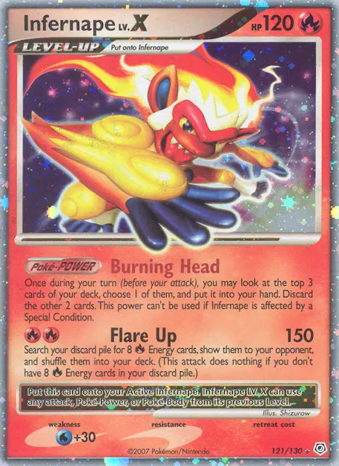 Infernape, Diamond & Pearl 121/130