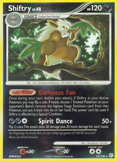 Shiftry, Diamond & Pearl 14/130