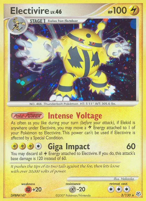 Electivire, Diamond & Pearl 3/130