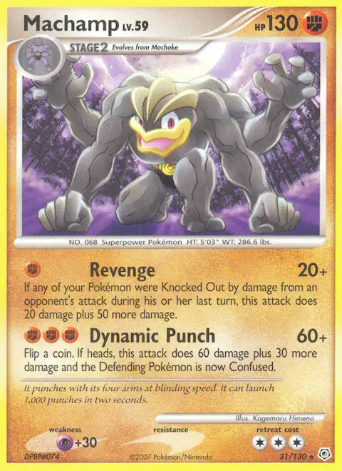 Machamp, Diamond & Pearl 31/130