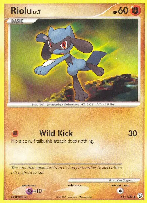 Riolu, Diamond & Pearl 61/130