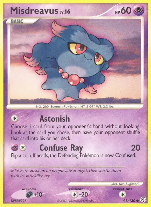 Misdreavus, Diamond & Pearl 91/130