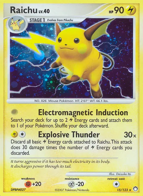 Raichu, Mysterious Treasures 15/123