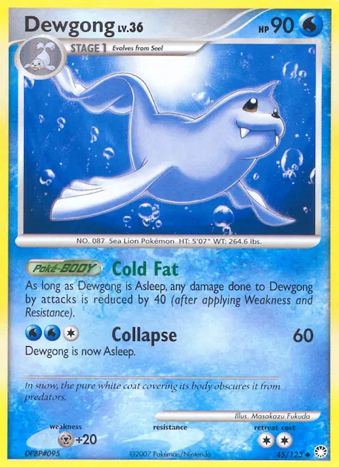 Dewgong, Mysterious Treasures 45/123