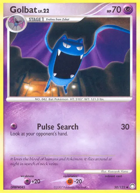 Golbat, Mysterious Treasures 50/123