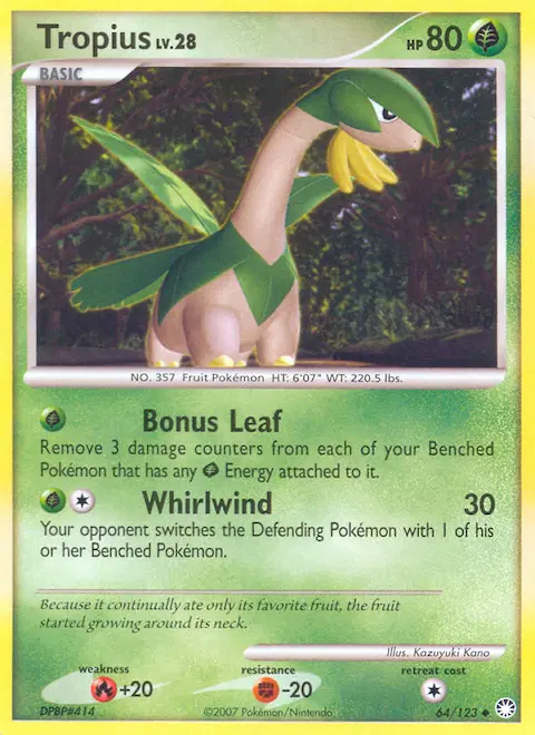 Tropius, Mysterious Treasures 64/123