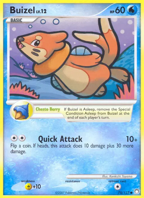 Buizel, Mysterious Treasures 75/123