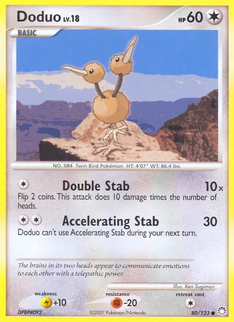Doduo, Mysterious Treasures 80/123