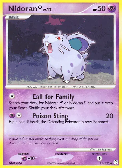 Nidoran♀, Mysterious Treasures 91/123