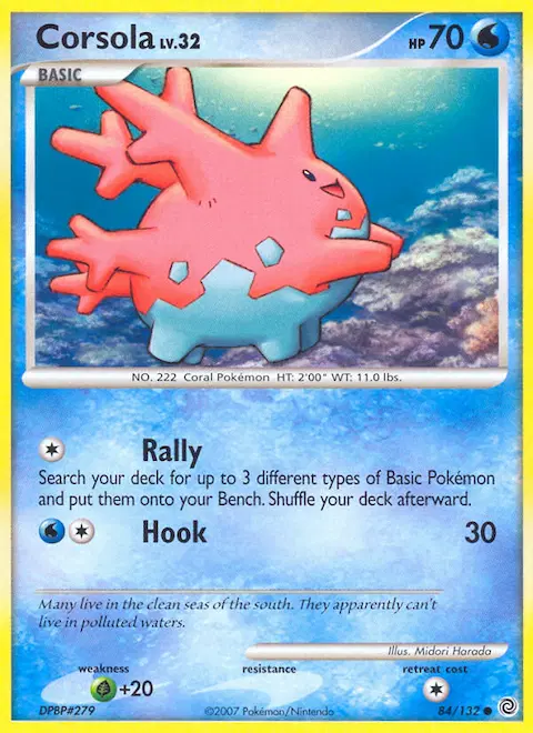 Corsola, Secret Wonders 84/132
