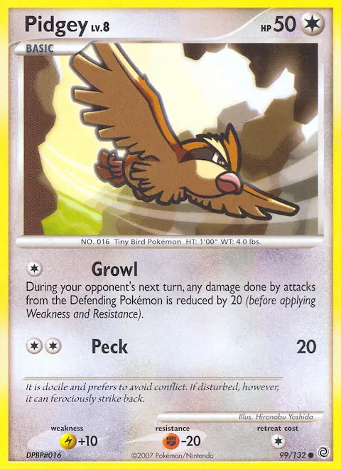 Pidgey, Secret Wonders 99/132